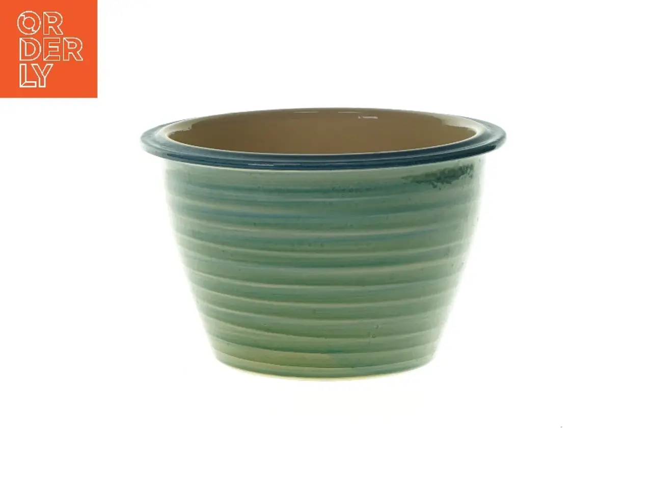 Billede 1 - Krukke med striber  (str. HØ:11x17cm)