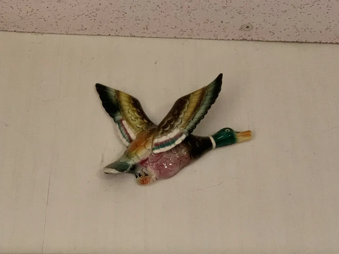 Billede 1 - Gammel vægfugl af porcelæn