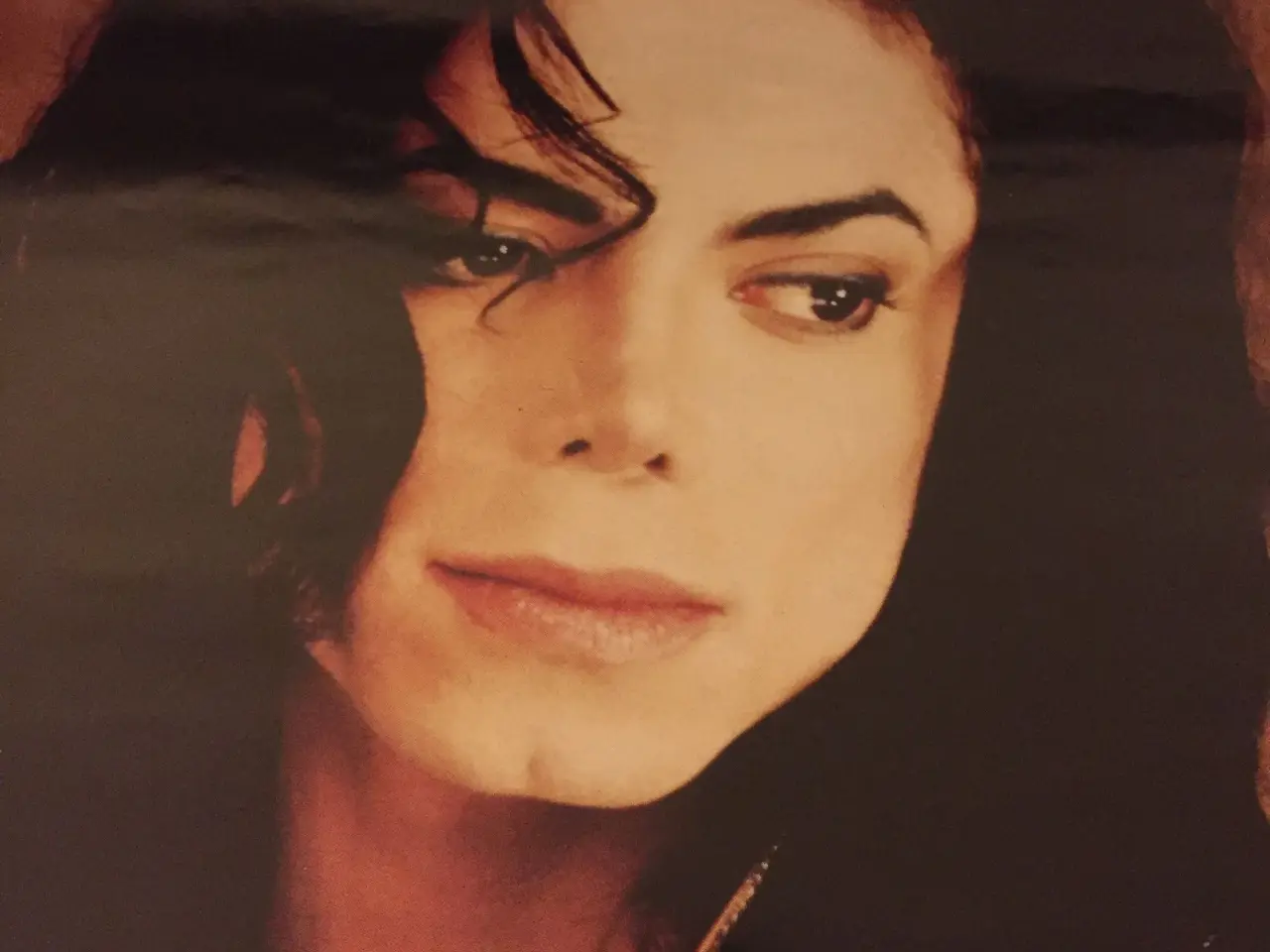 Billede 1 - Michael Jackson plakat. NEDSAT