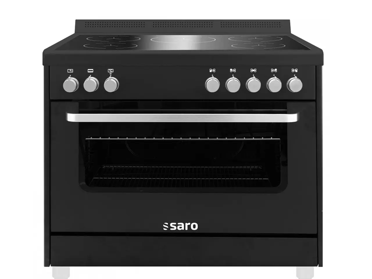 Billede 1 - Induktionskomfur med El-ovn – Sort – 115L – 10,9kW