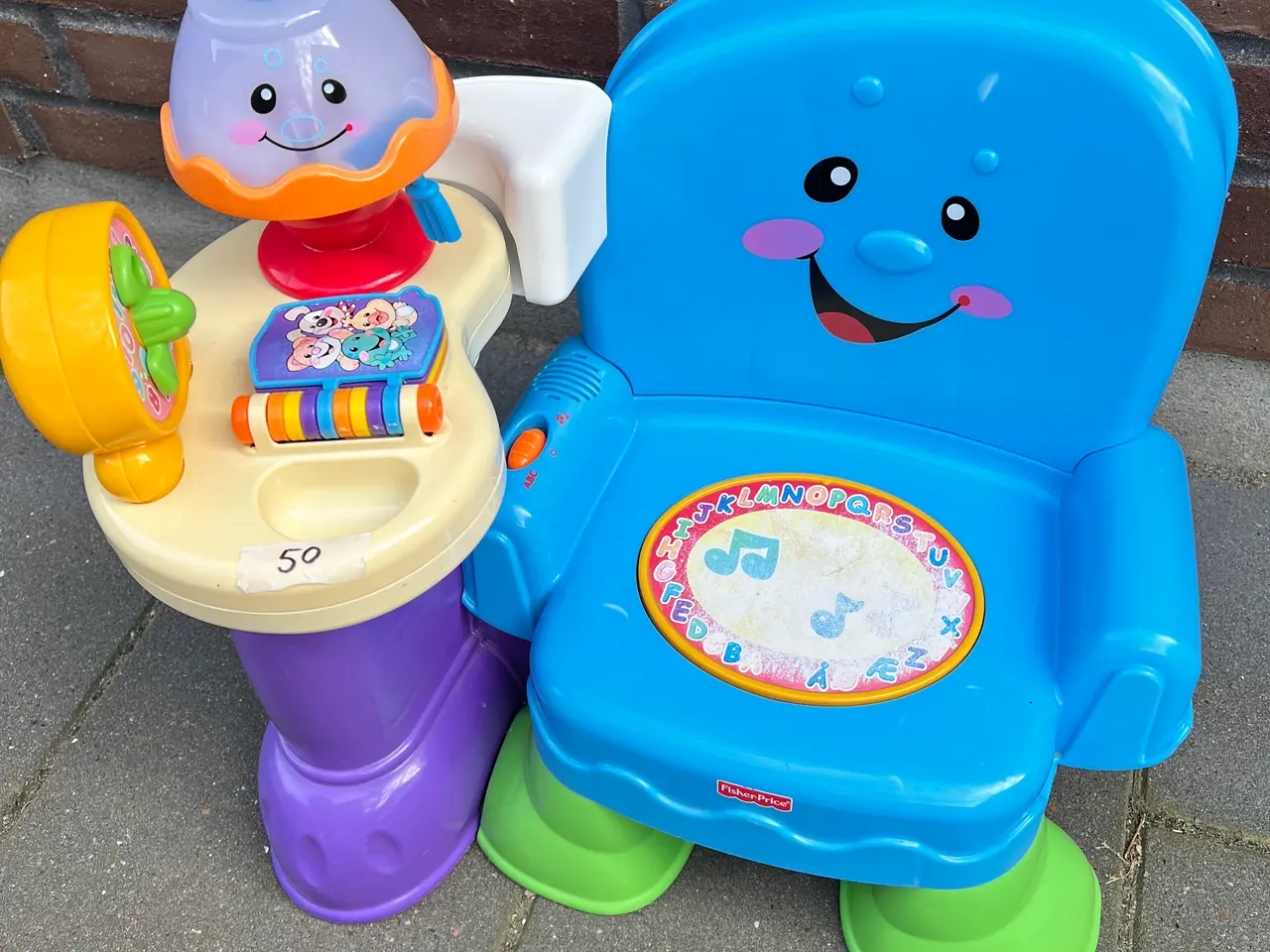 Billede 1 - Fisher Price stol med lys og lyd