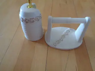 Papirholder + børst
