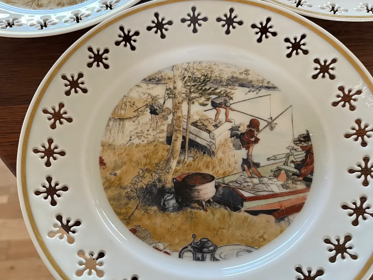 Billede 2 - 3 Carl Larsson platter fra Bing & Grøndahl