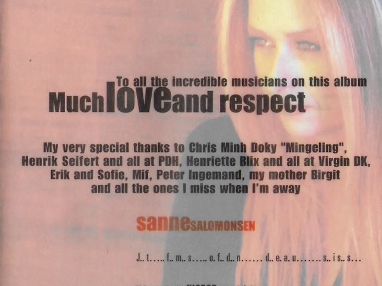 Billede 6 - Sanne Salomonsen With… – In A New York Minute – CD