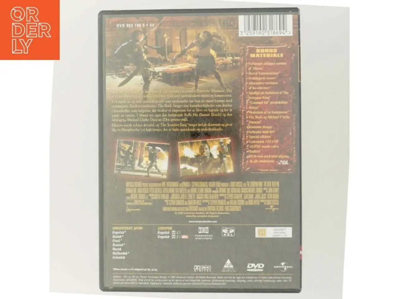 Billede 3 - The Scorpion King DVD fra Universal