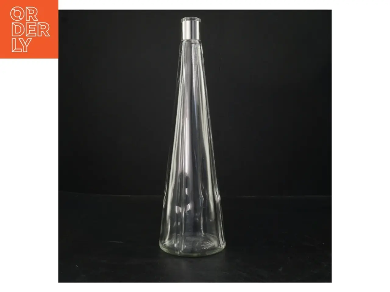 Billede 1 - Glasvase med metallåg fra Rosendahl (str. 34 cm)