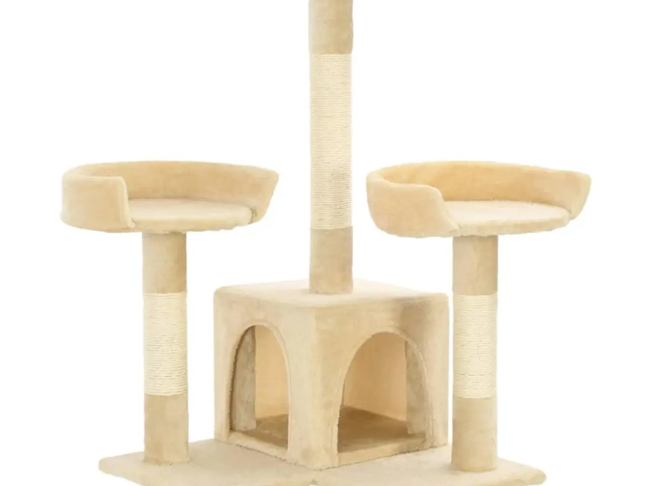 Billede 5 - Kradsetræ til katte med sisal - 170 cm, beige