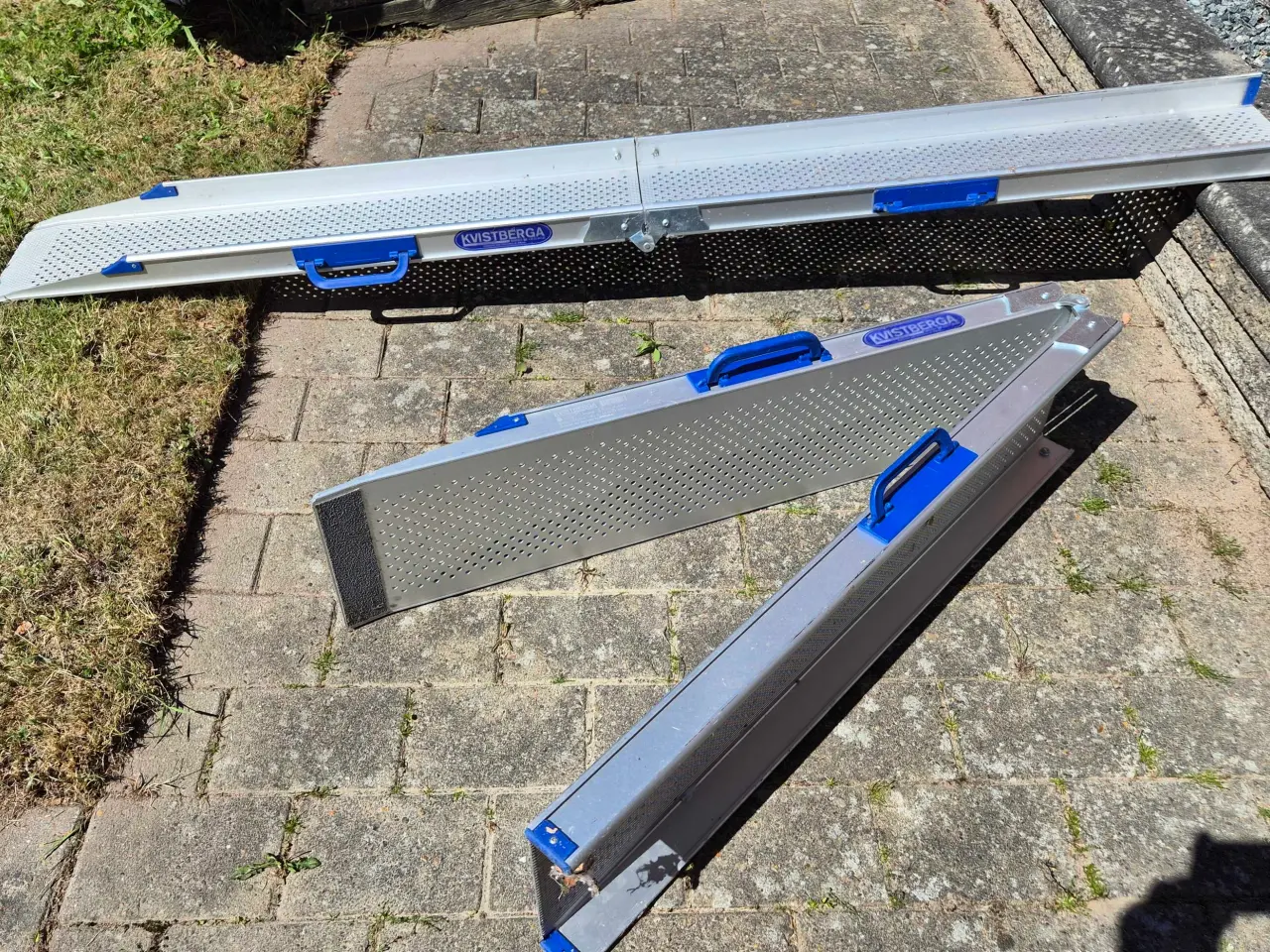 Billede 1 - Alu ramper, sammenklappelig, 2 stk.