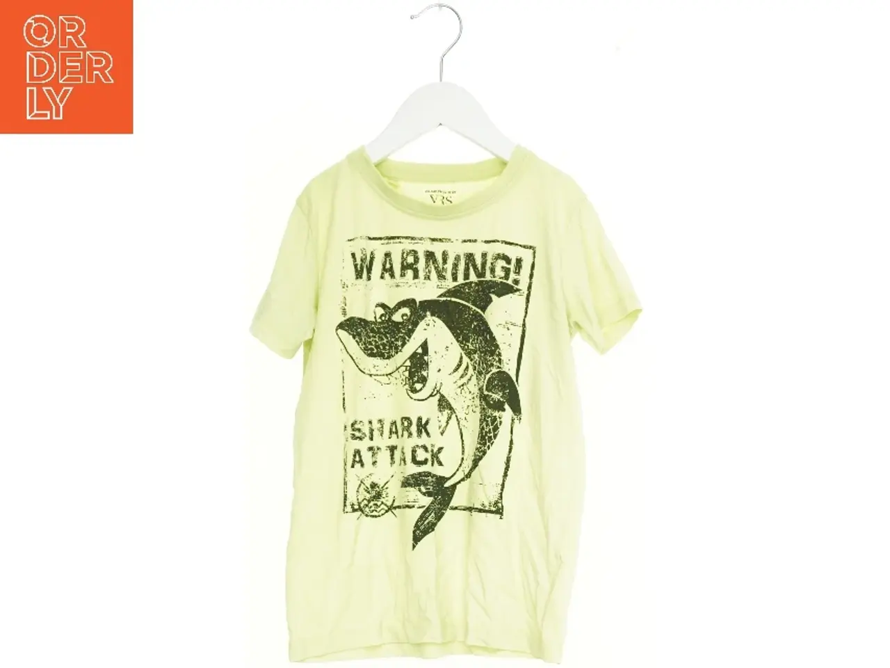 Billede 1 - Børne T-shirt med hajmotiv fra VRS (str. 140)