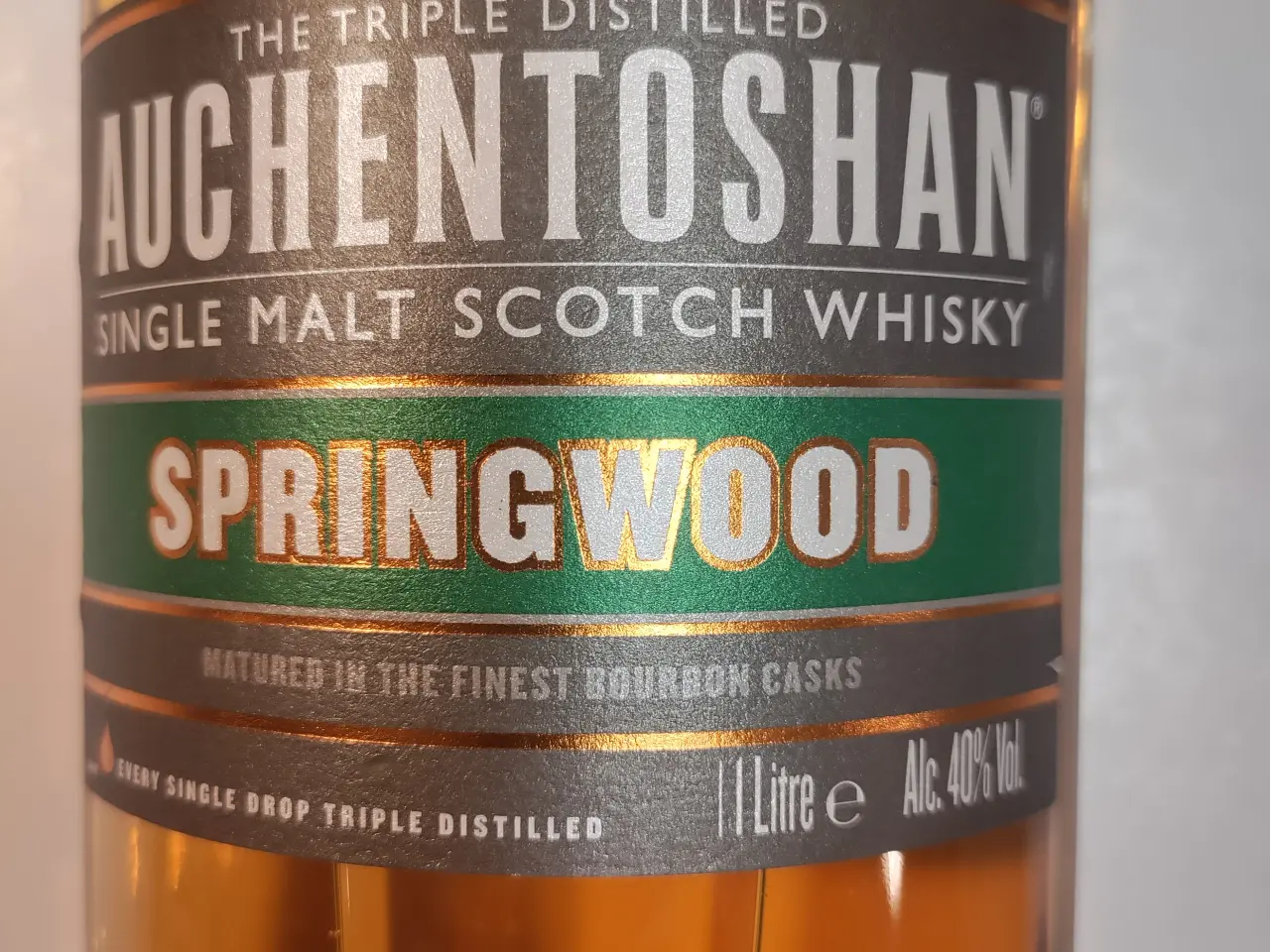Billede 2 - 1 liter Auchentoshan Springwood single malt – trip