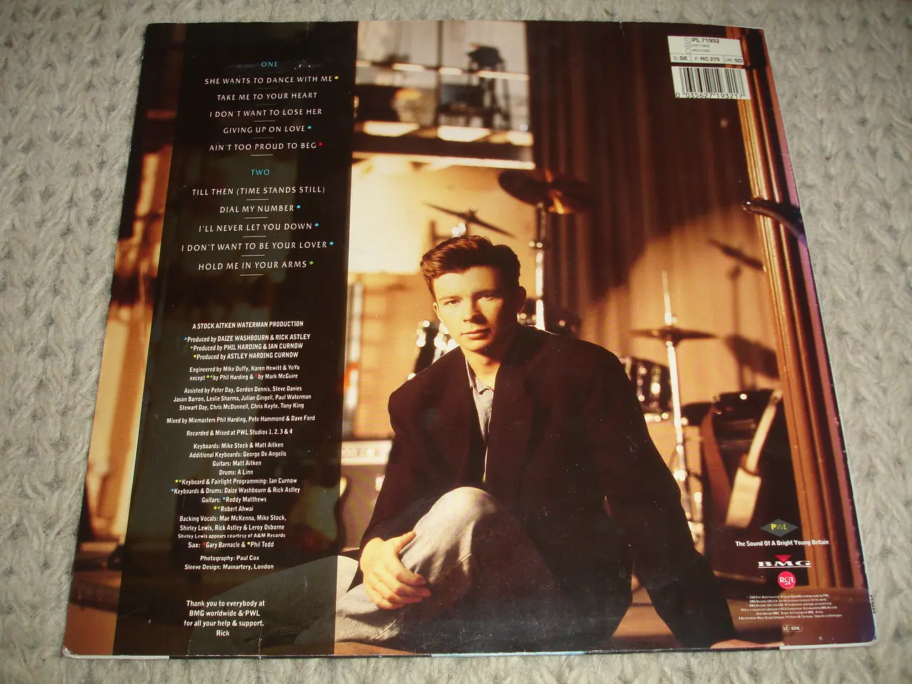 Billede 3 - (Sender gerne) Rick Astley – Hold Me In Your Arms