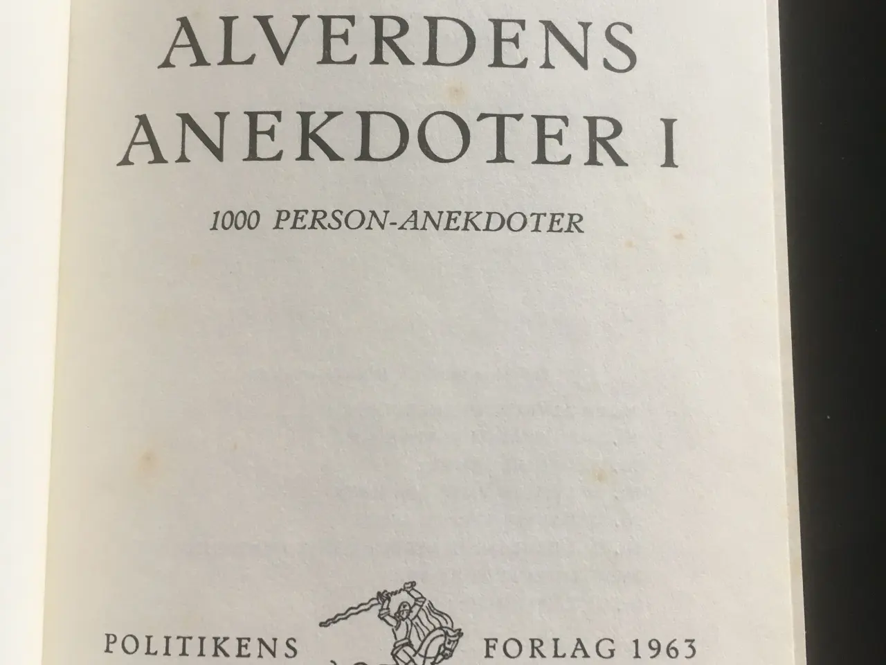 Billede 2 - Alverdens Anekdoter 1. Giv bud.