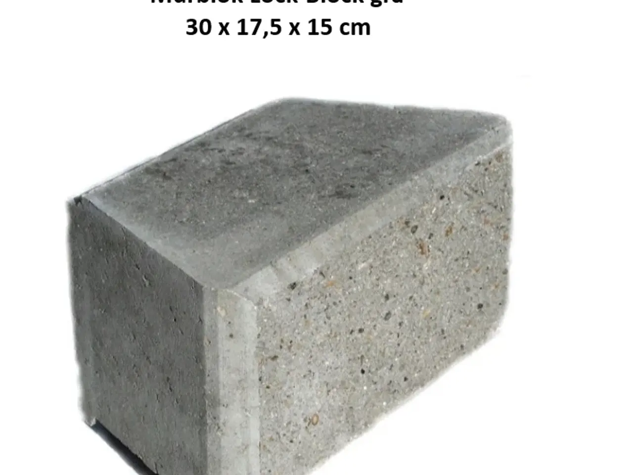 Billede 1 - Købes - Murblok Lock-Block grå