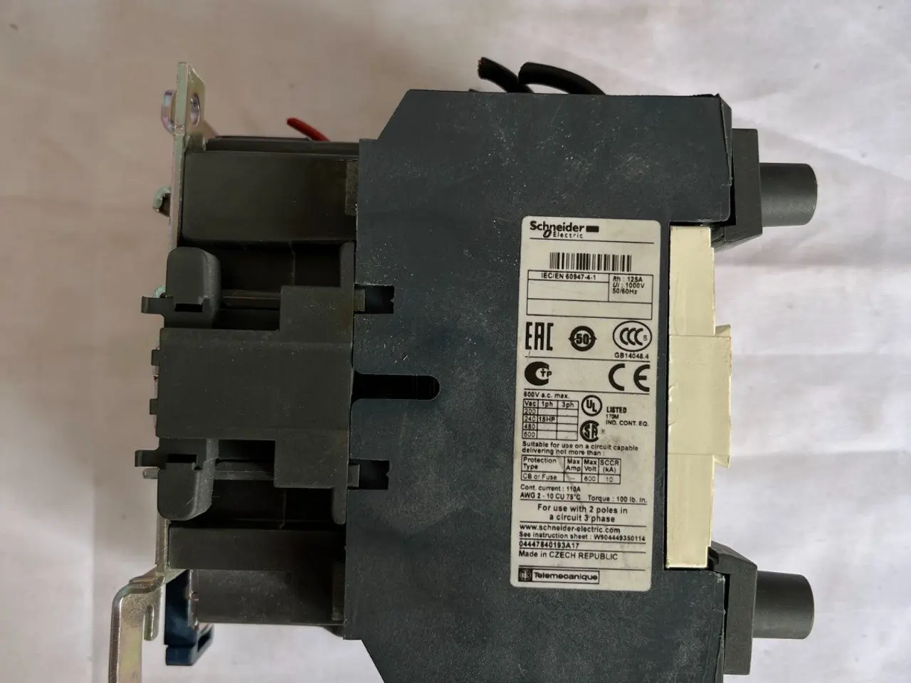 Billede 4 - Schneider Electric LC1D80008 kontaktor 4 Pole AC