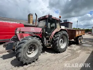 Traktor med vogn Case International 5150