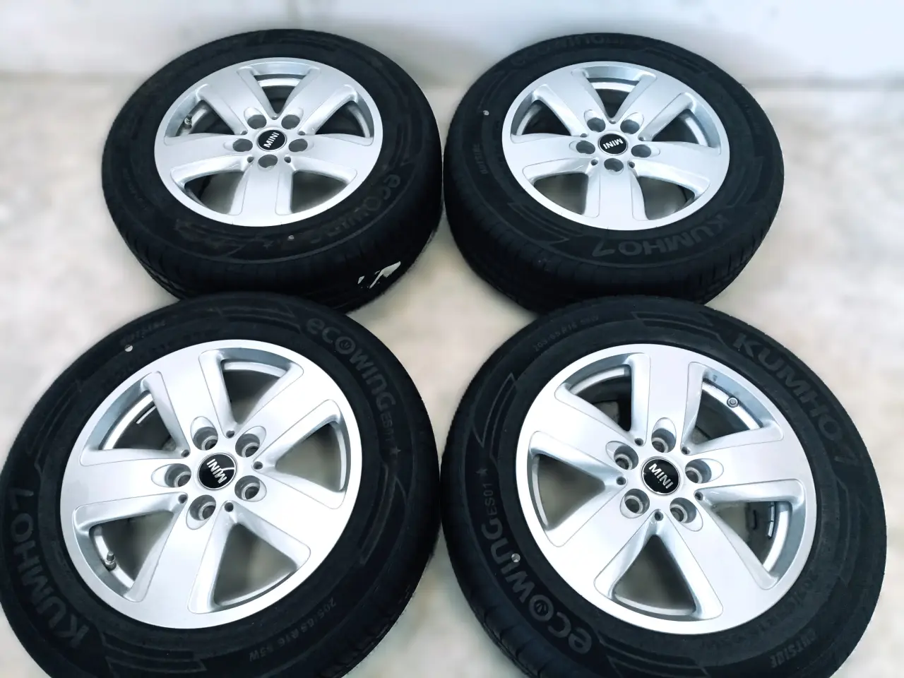 Billede 5 - 5x112 16" ET41 nav 66,6ø MINI sommersæt inkl. TPMS