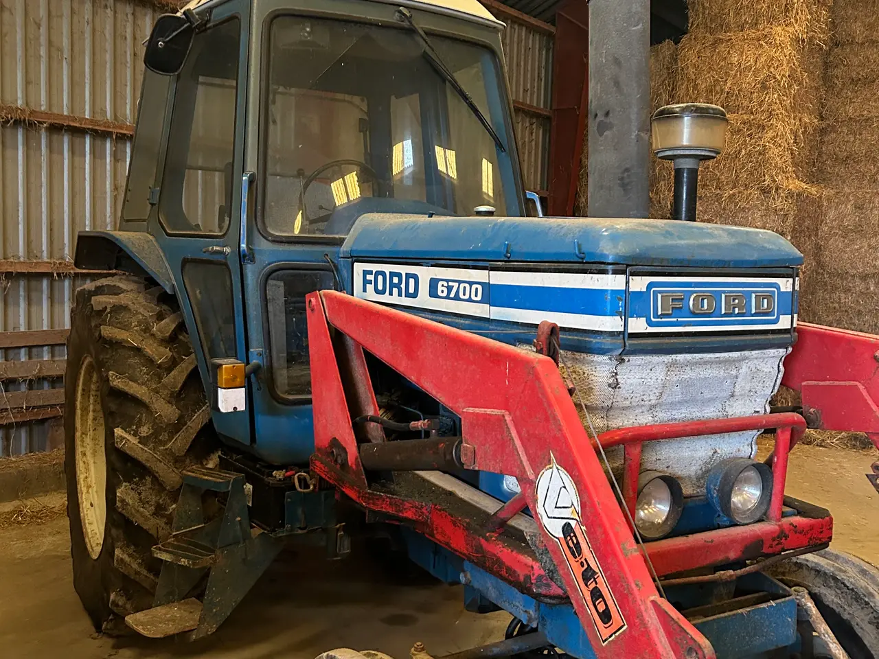 Billede 2 - Ford 6700 m. Frontlæsser