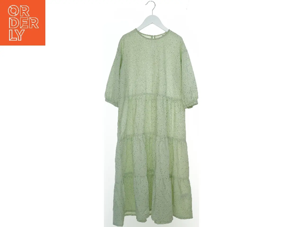 Billede 1 - Lang grøn kjole fra H&M (str. 146)