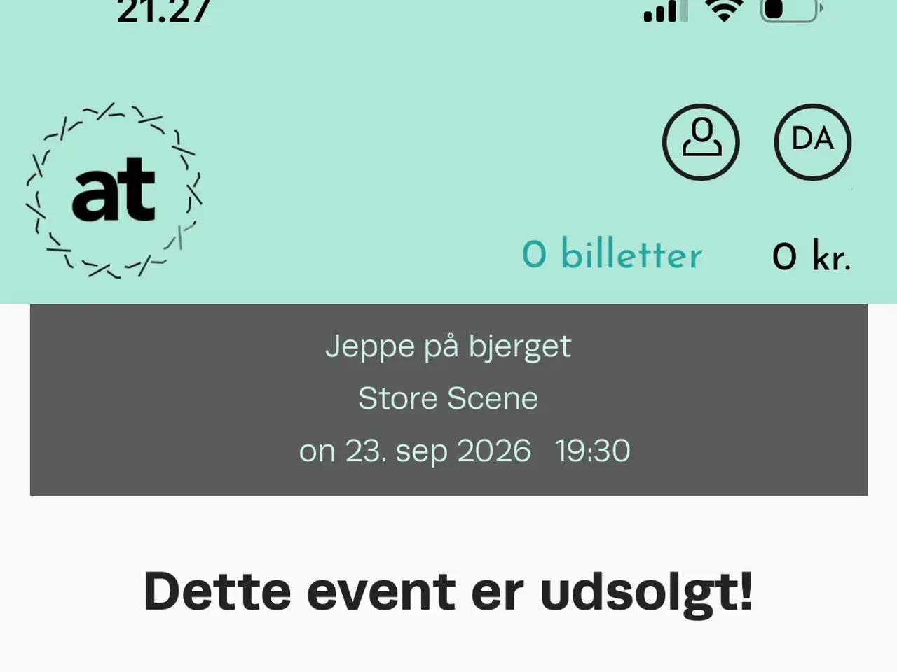 Billede 3 - Teaterbilletter: Jeppe på Bjerget den 23/9