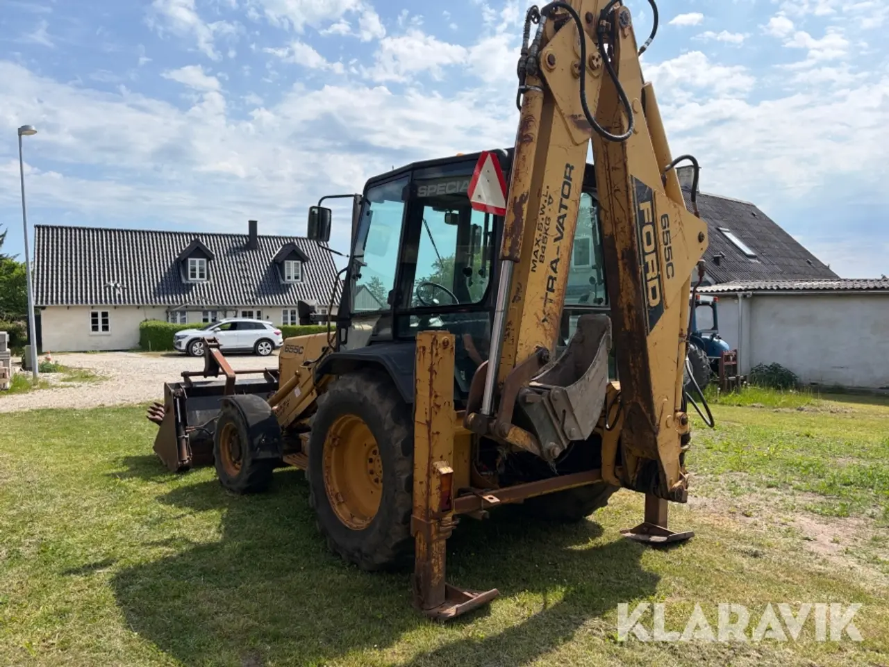 Billede 3 - Rendegraver Ford 655c med skovlpakke.