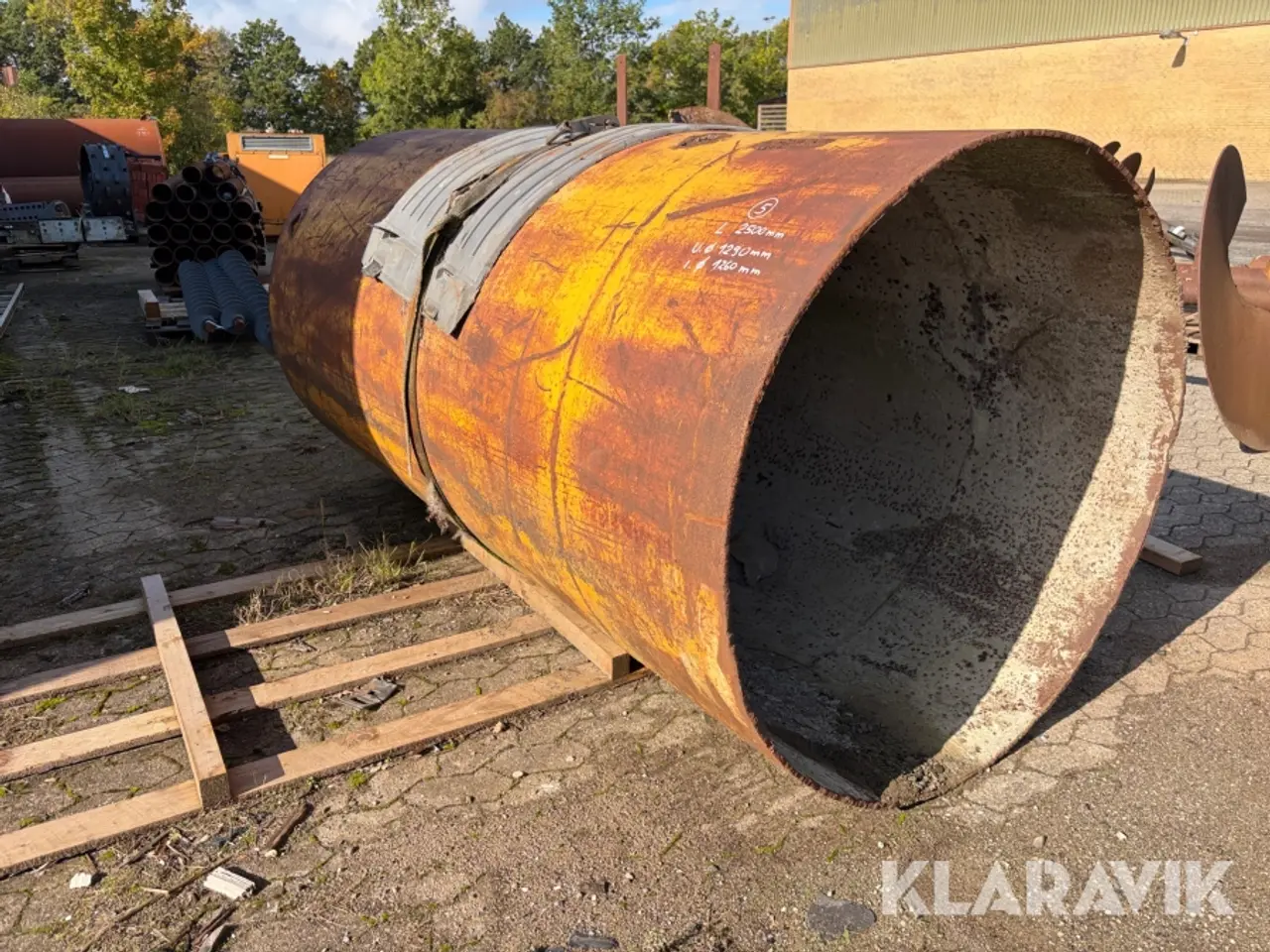 Billede 7 - Casing jern rør 2500x1290mm 1 styk