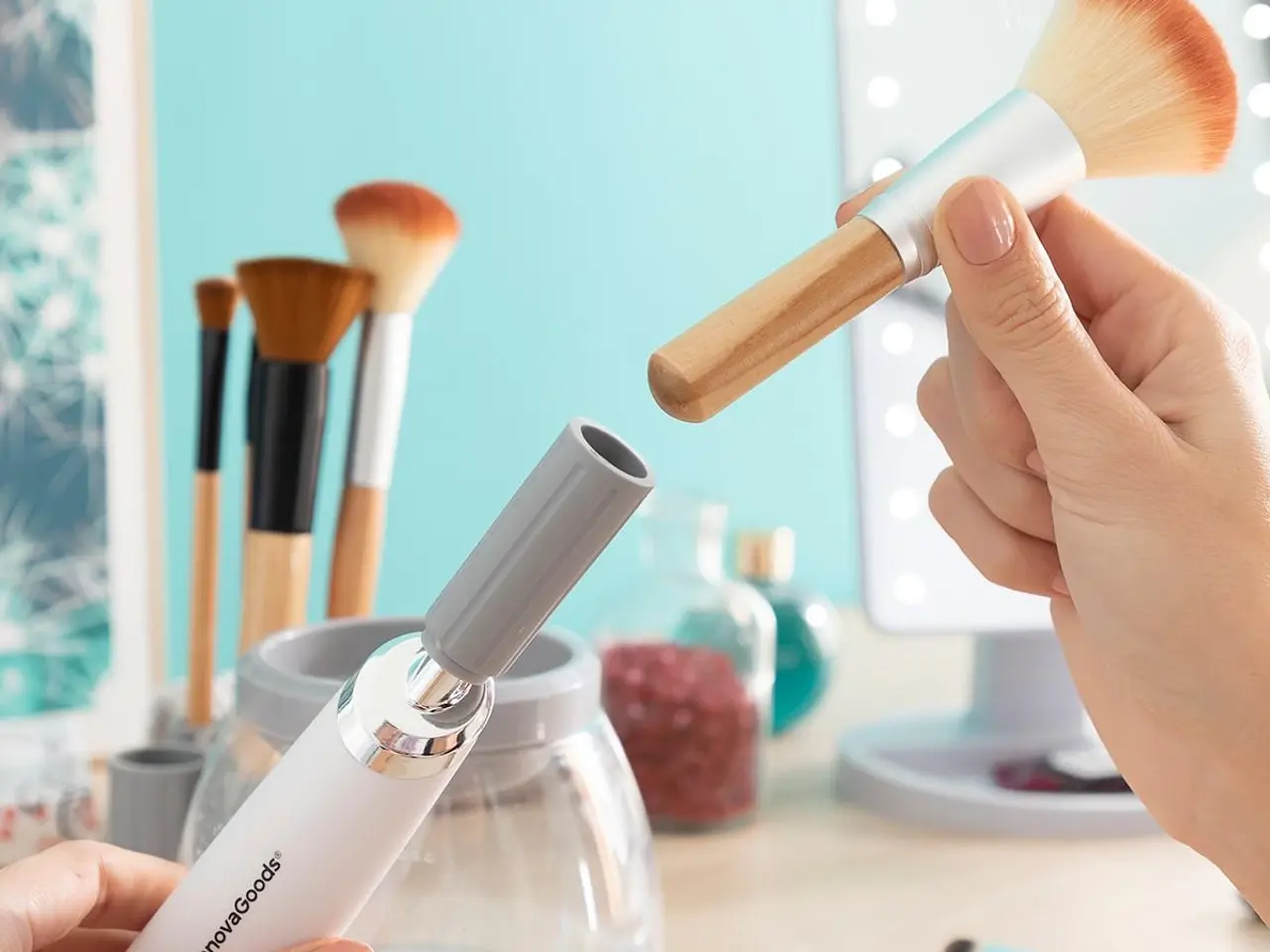 Billede 6 - Makeupbørsterenser og -tørrer Maklin