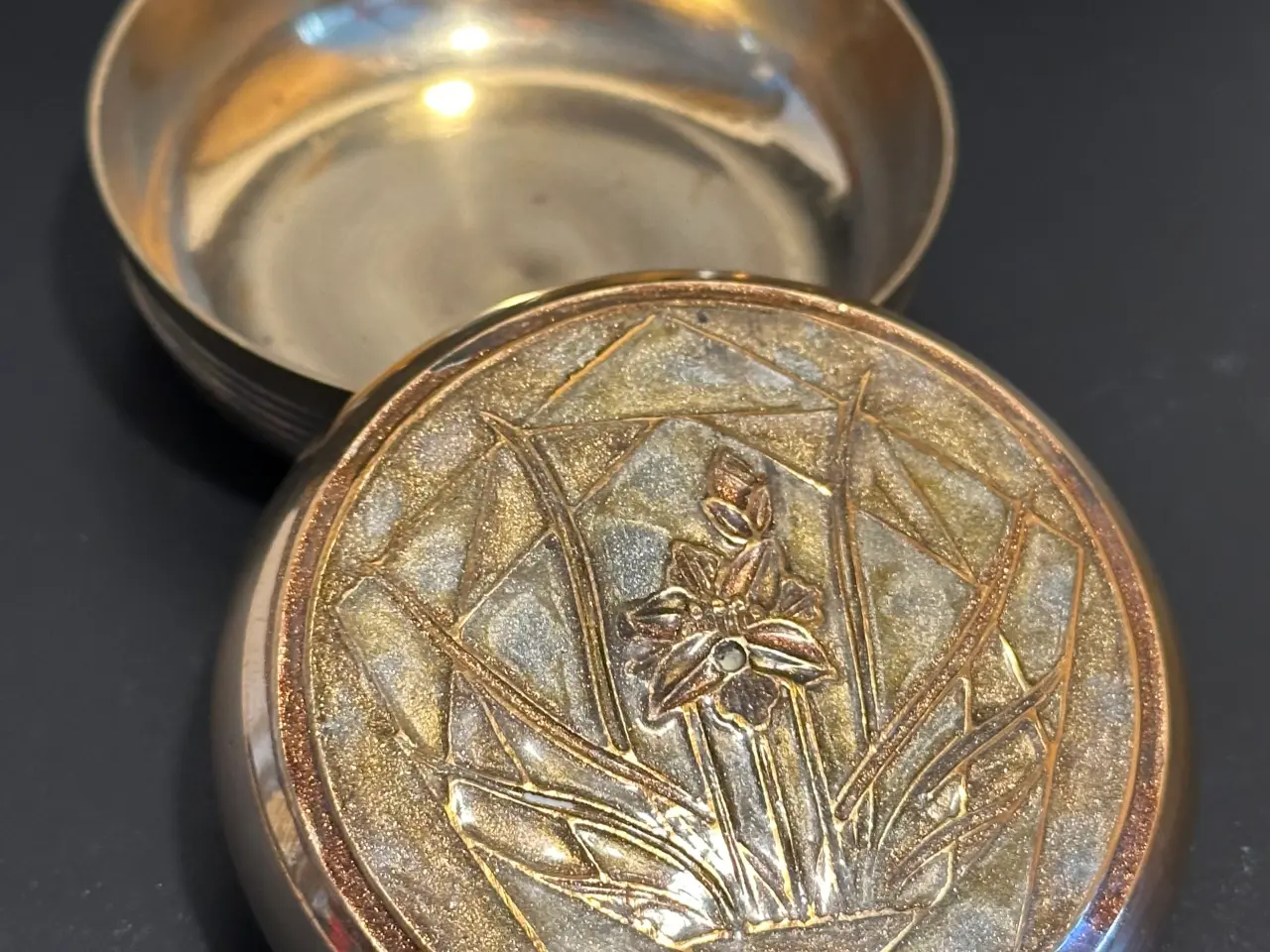 Billede 6 - Vintage genstande af bronze, messing og kobber