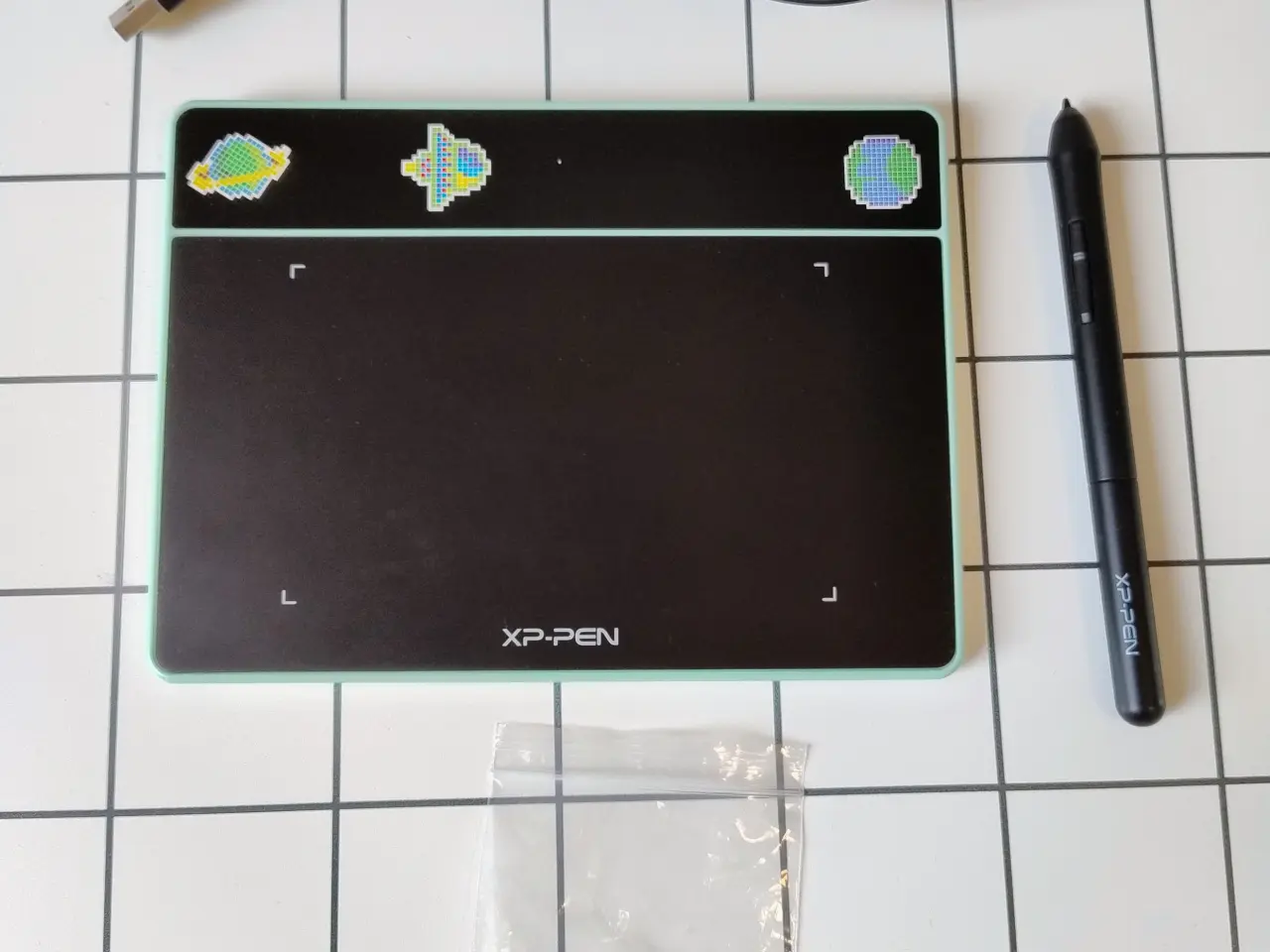 Billede 1 - xp pen tablet deco fun xs Grøn