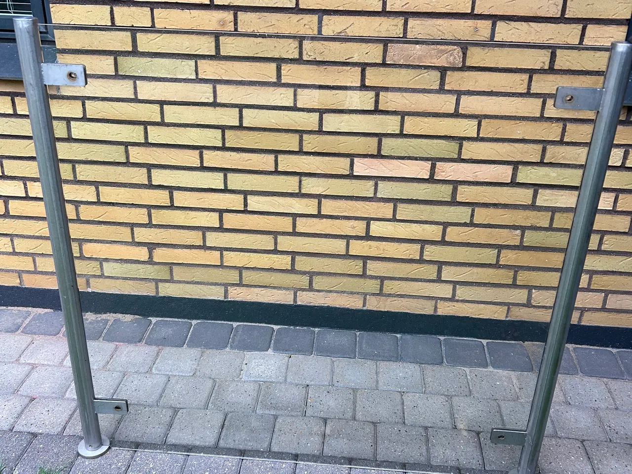 Billede 3 - Terrasse glashegn med rustfri stolper