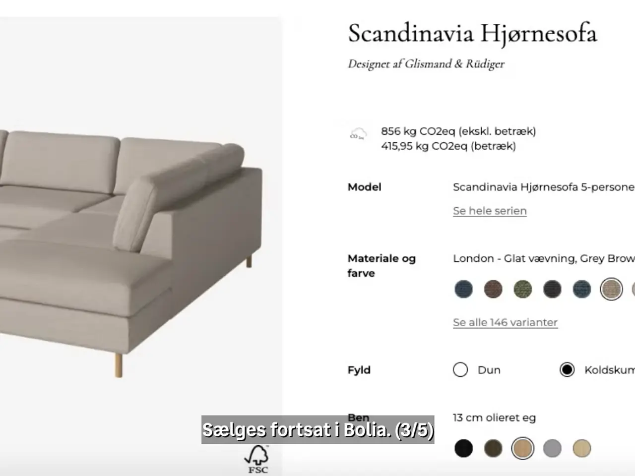 Billede 5 - 5 personers sofa fra Bolia