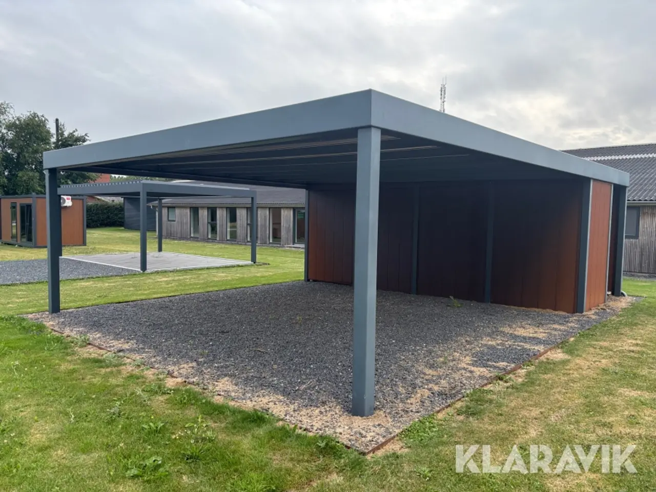 Billede 1 - Carport med skur Kubik