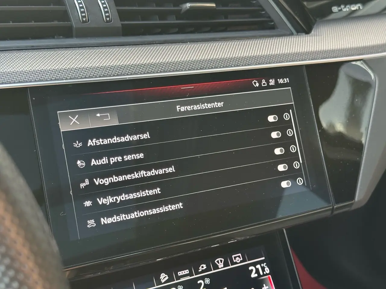 Billede 19 - Audi E-tron Sportback 55 S Line Quattro 408HK 5d Aut.