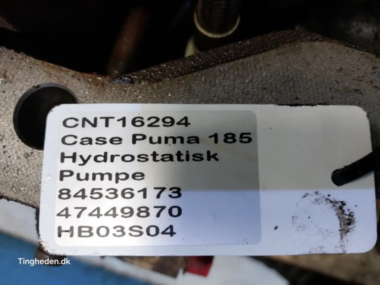 Billede 16 - Case Puma 185 Hydrostatisk Pumpe 84536173