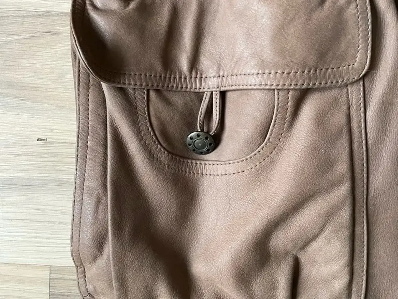 Billede 3 - Herre skind jakke