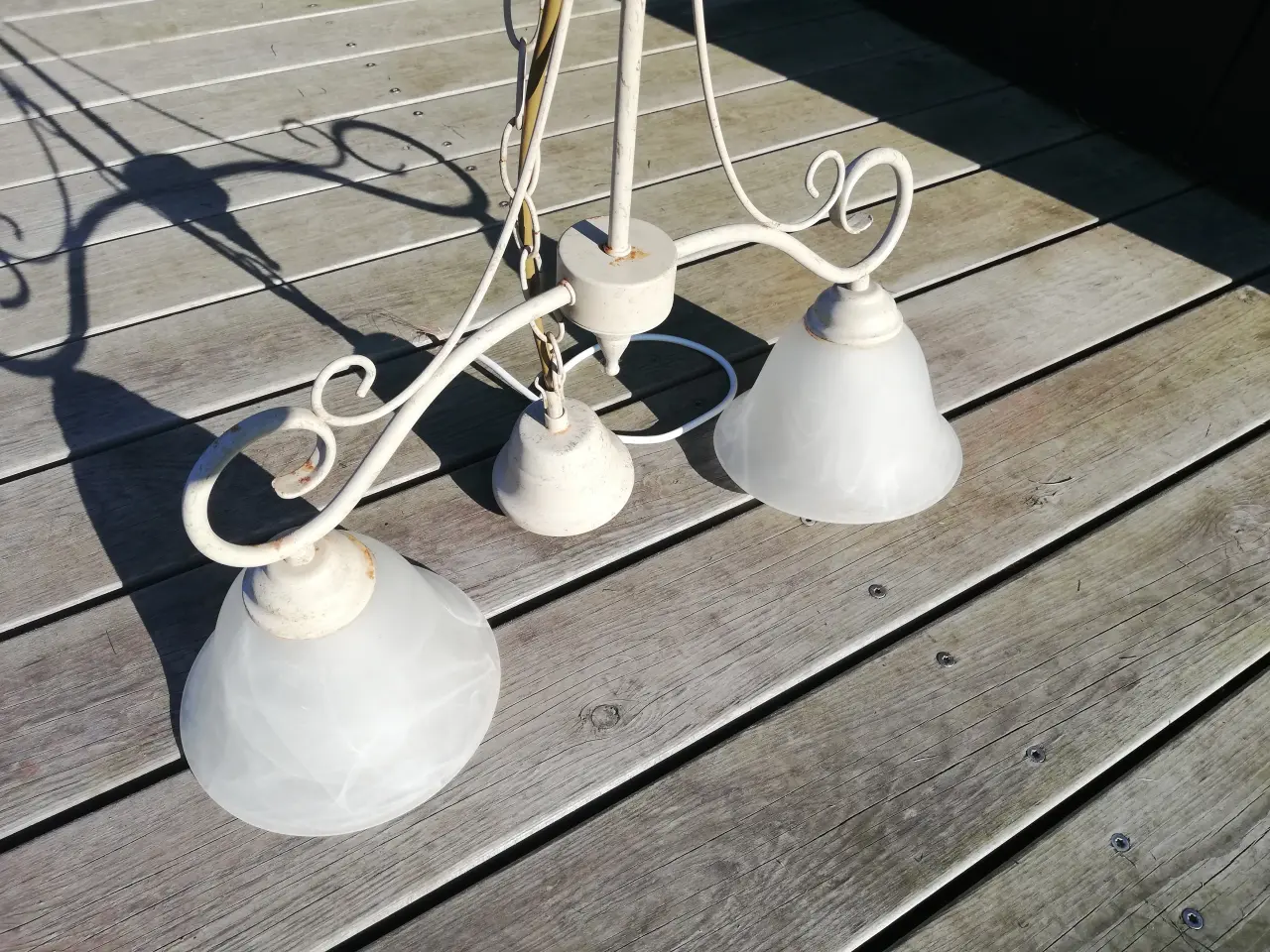 Billede 7 - 2 stk.loftslamper i retro stil