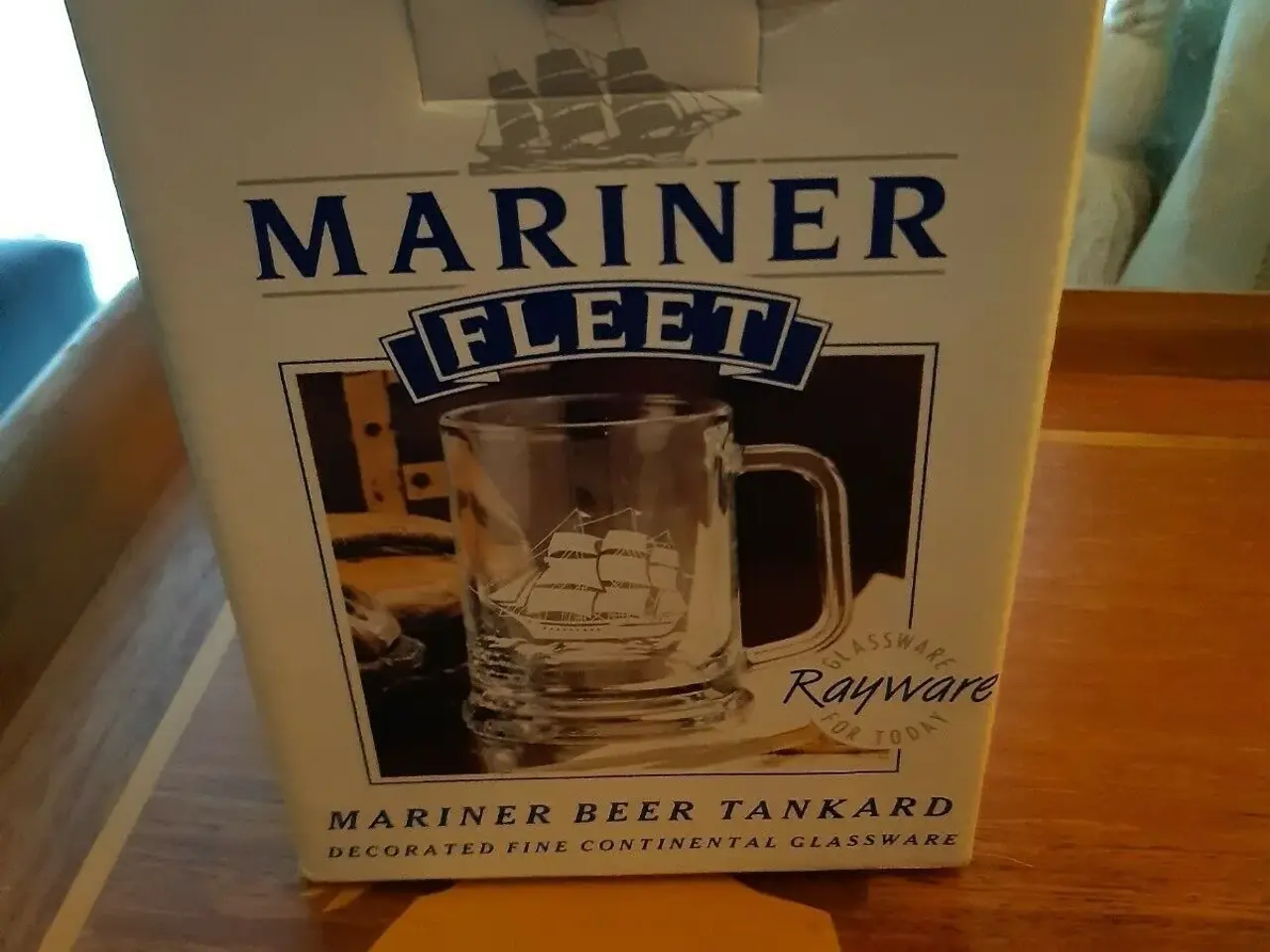 Billede 1 - Rayware Mariner glas tankard Nautical Ship design
