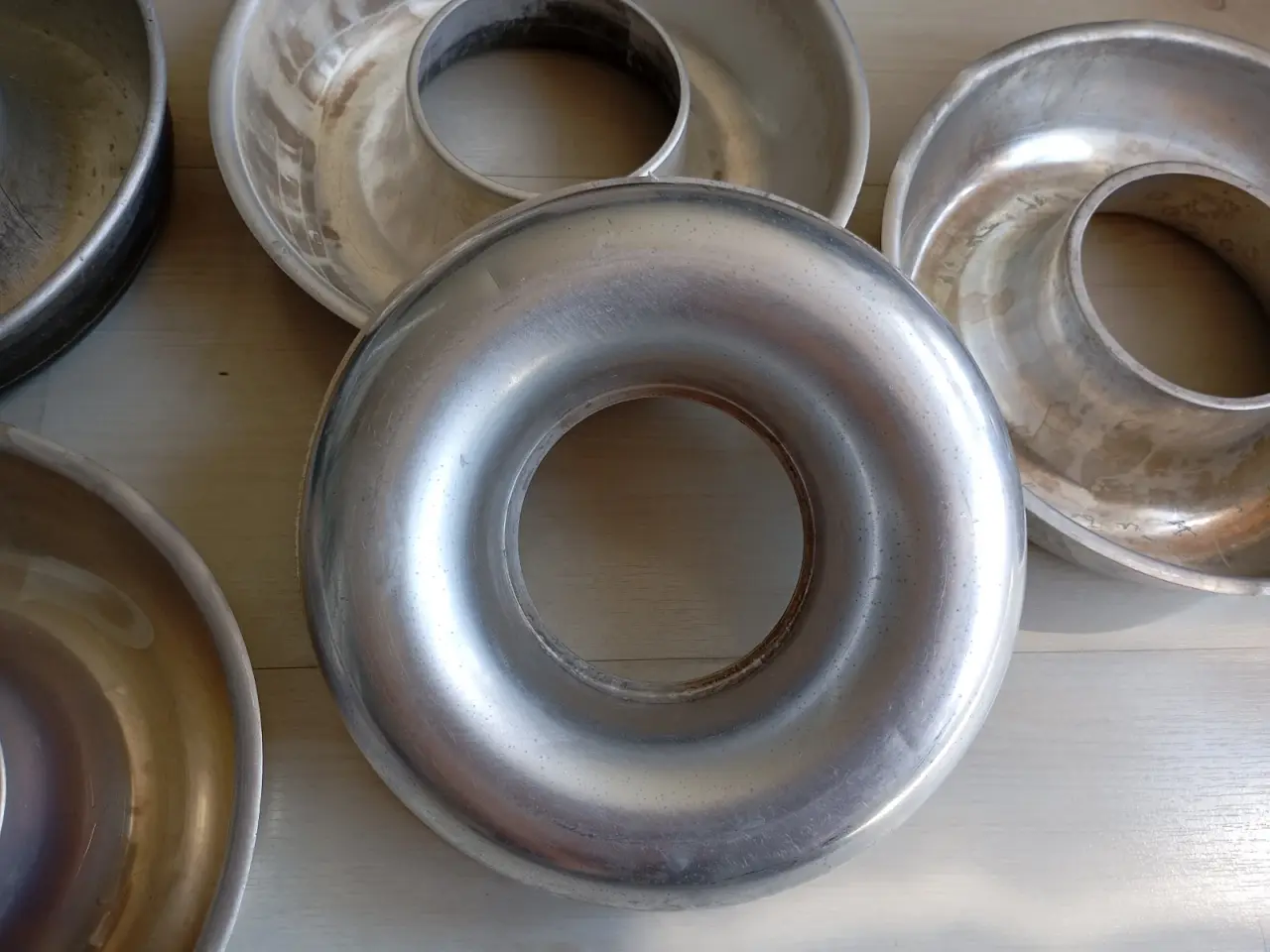 Billede 3 - Randforme 5 stk. Aluminium