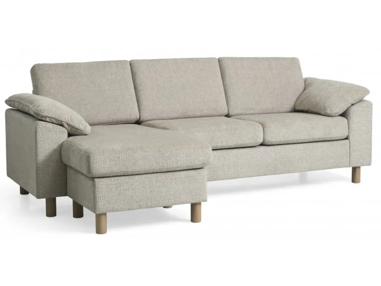 Billede 1 - Maria vendbar Chaiselongsofa Brun - Højrevendt