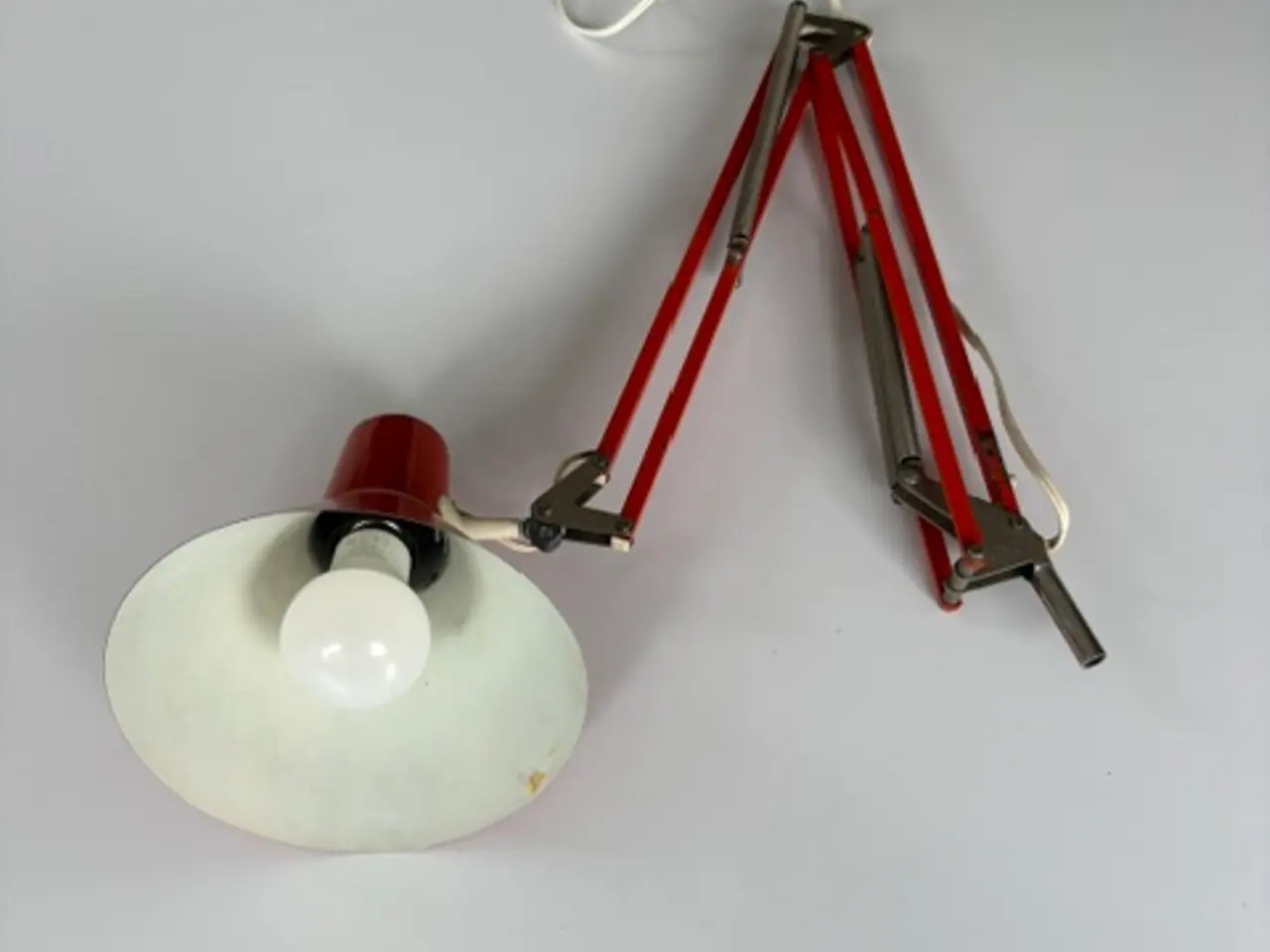 Billede 3 - Arkitektlampe i rød fra SLB DANISH DESIGN