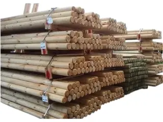 Bom Ø10x3,5m Oliebehandlet