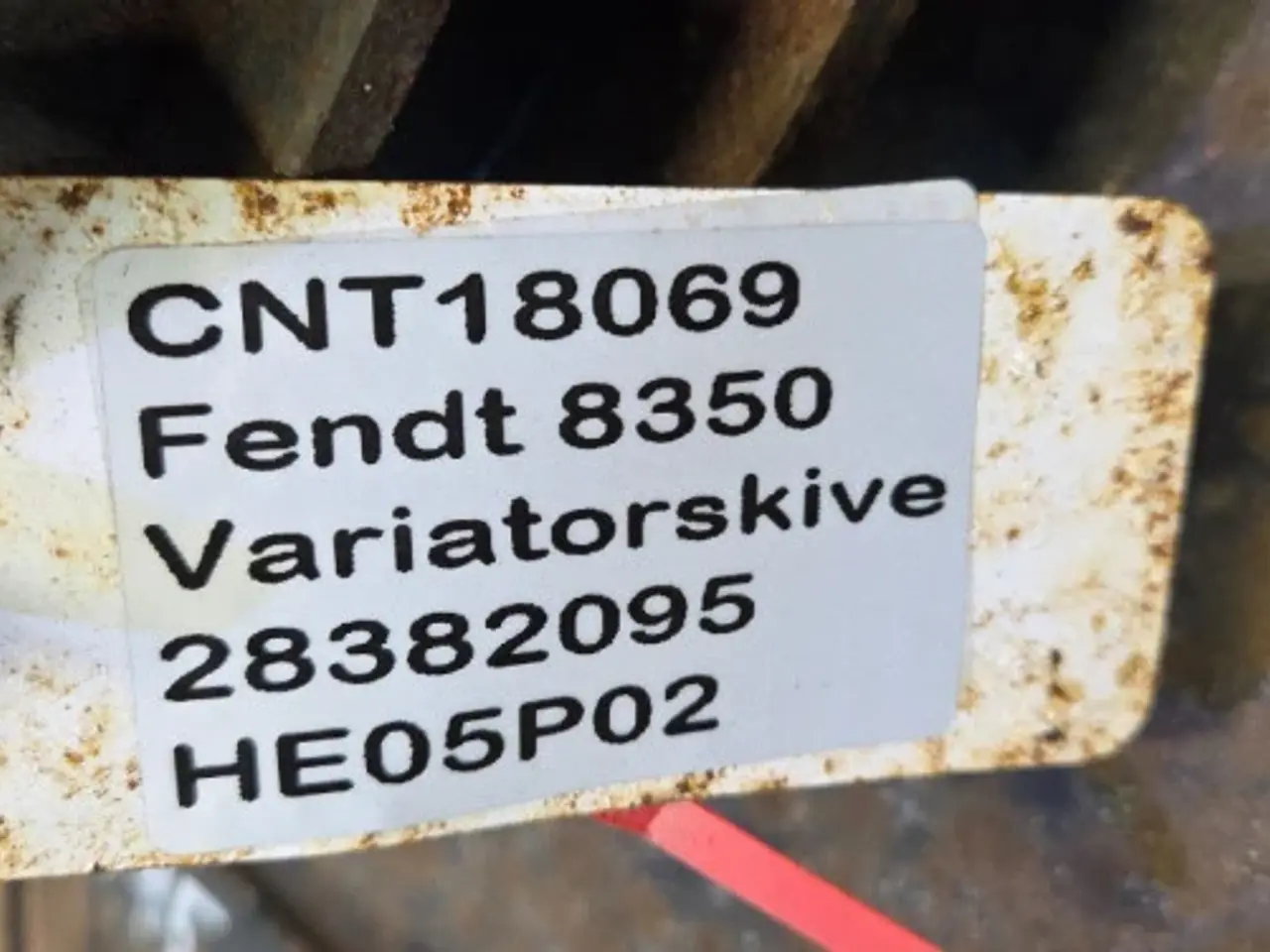 Billede 15 - Fendt 8350 Variatorskive 28382095