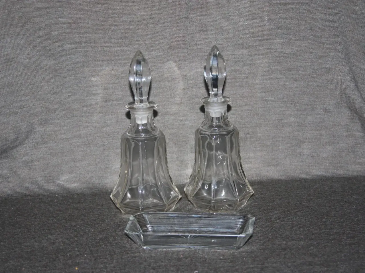 Billede 1 - Parfume flaske / Parfume flacon med planslebet