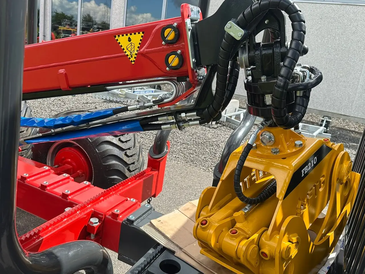 Billede 9 - FTG-Källefall FB100 / FB73T FB 100 Skovvogn med 7,3 m kran