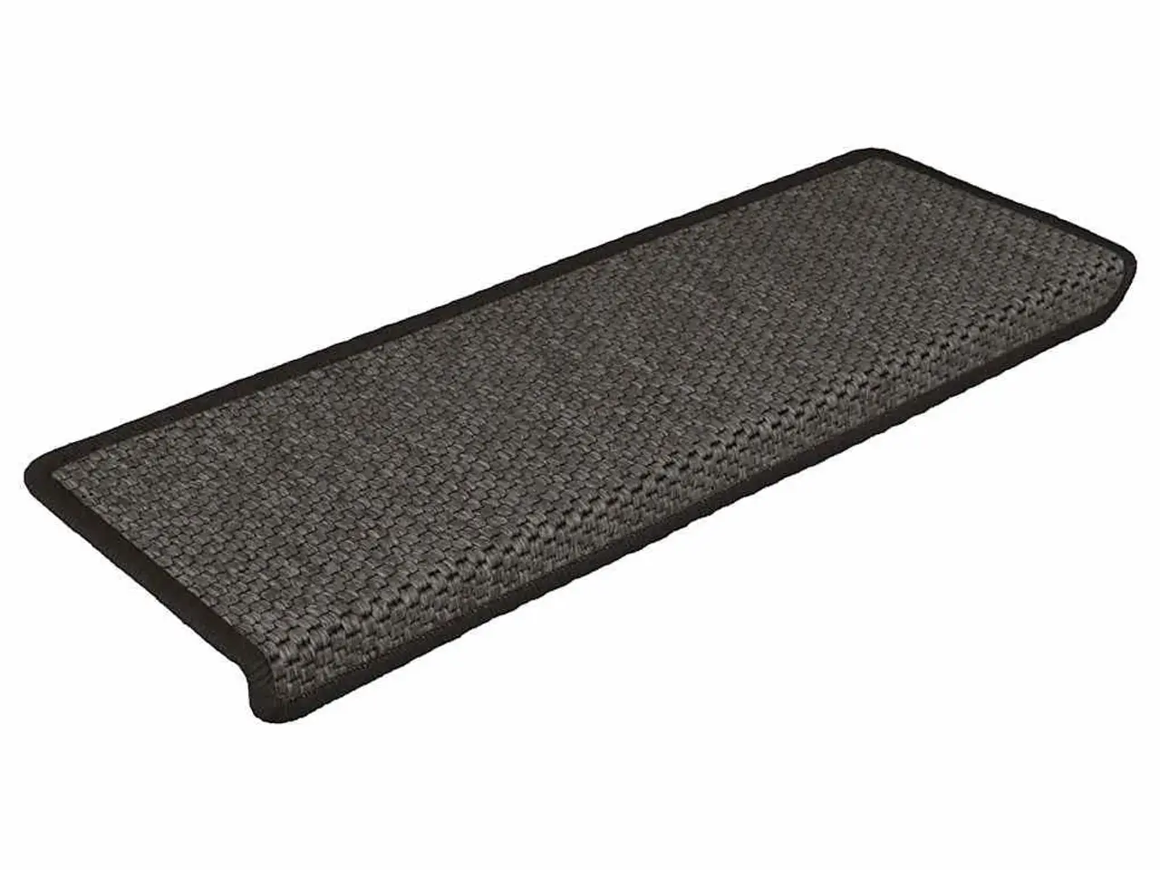 Billede 2 - Selvklæbende trappemåtter 15 stk. 65x21x4cm sisal-look antracit