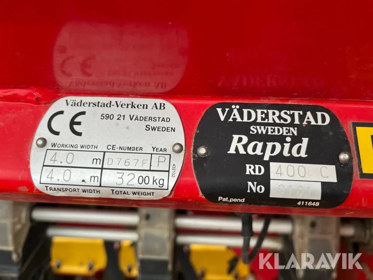 Billede 9 - Såsæt Väderstad Rapid RD400 C