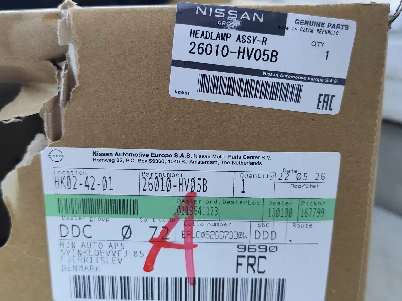 Billede 6 - Forlygte til Nissan Qashqai