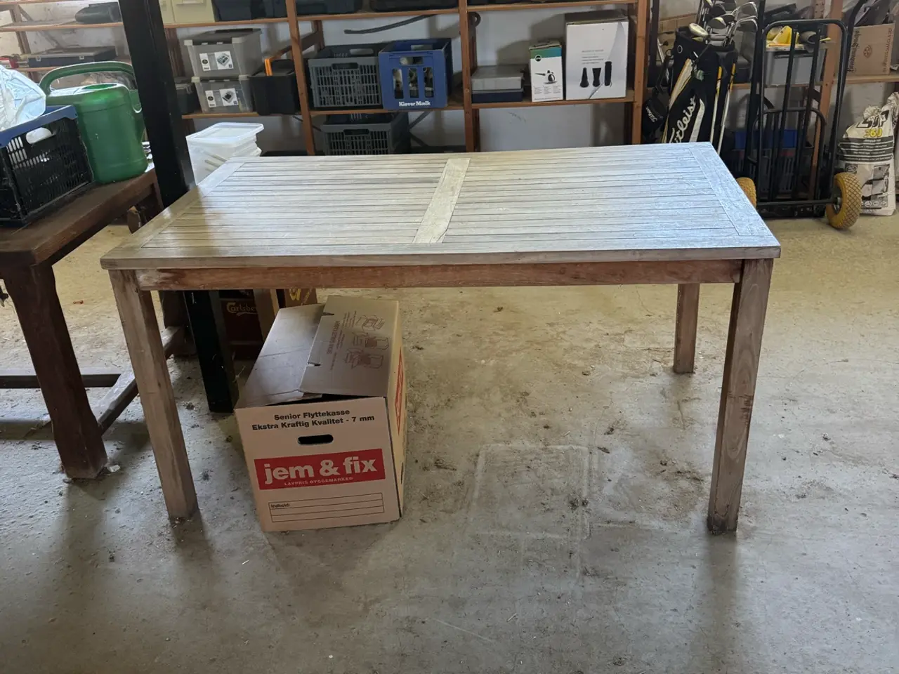Billede 2 - Havebord i Teaktræ