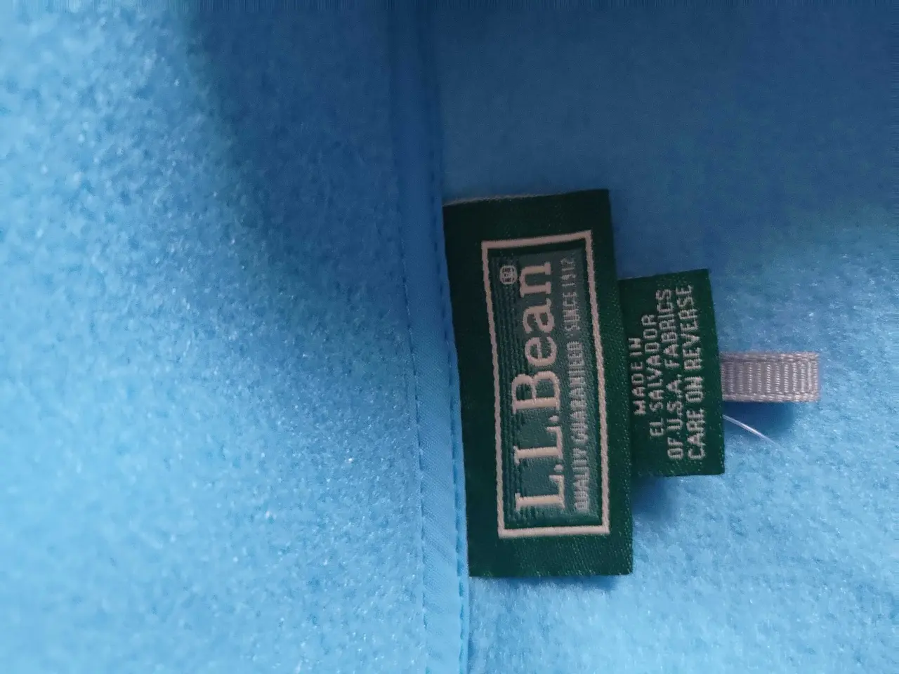 Billede 2 - L.L.Bean turkis fleece
