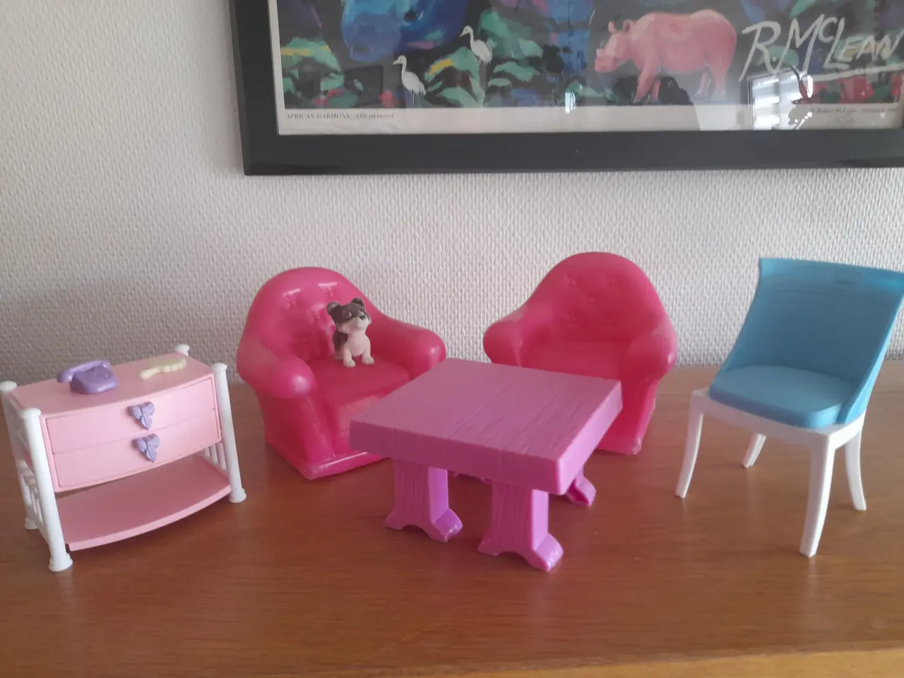 Billede 4 - Barbie dagligstue.