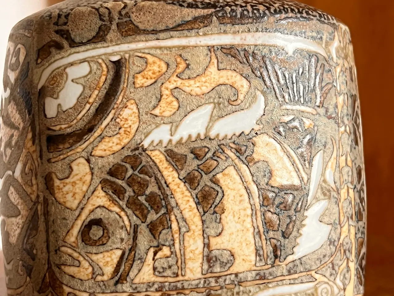 Billede 4 - Royal Copenhagen Baca fajancevase – Nils Thorsson 